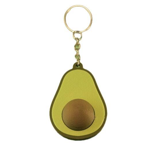 Avocado Clicker Fidget Keychain Backpack Charm Sensory Stress Relief Toys Adhd Anxiety Idea Gifts For Teens Kids Boys Girls
