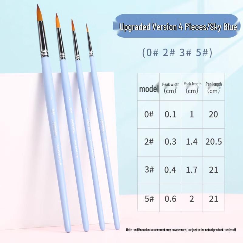 Maries Nylon Bristle Art Paint Brush Set