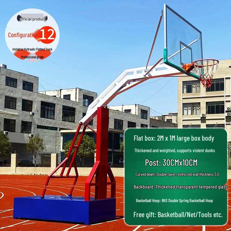 Shi Jingchen Standard Professional Indoor/Outdoor Basketball Hoop