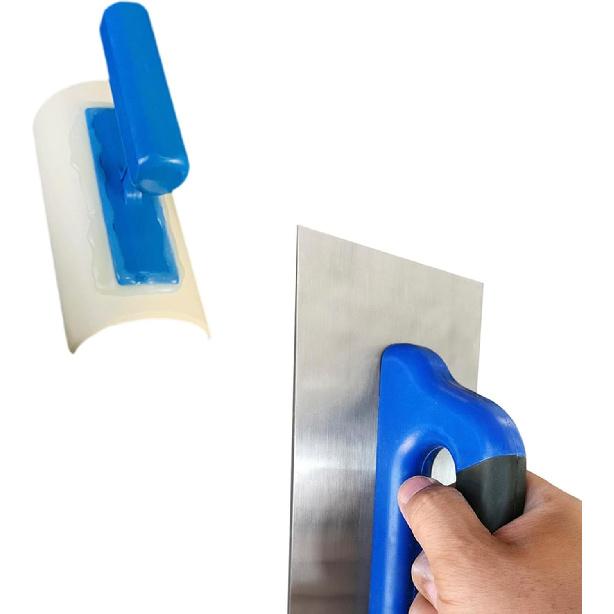 Finishing Trowel,Concrete Tools Tile Float Tiling Tool Hand Tool Masonry Trowel Plastering Tool for Concrete Pool Coatings, M