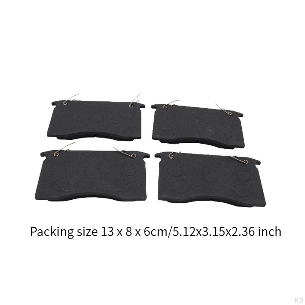 4x Trailer Disc Brake Pads Set, Caliper Pads, Repair Parts Easy To Use Installation