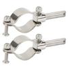 1 Pair Oar Lock Socket Side Mount 1 3 8in To 1 3 4in Inner Diameter Clamp On Row Lock Brackets