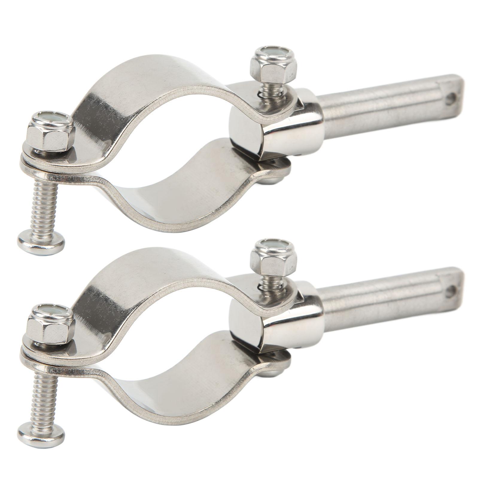 

1 Pair Oar Lock Socket Side Mount 1 3 8in to 1 3 4in Inner Diameter Clamp On Row Lock Brackets