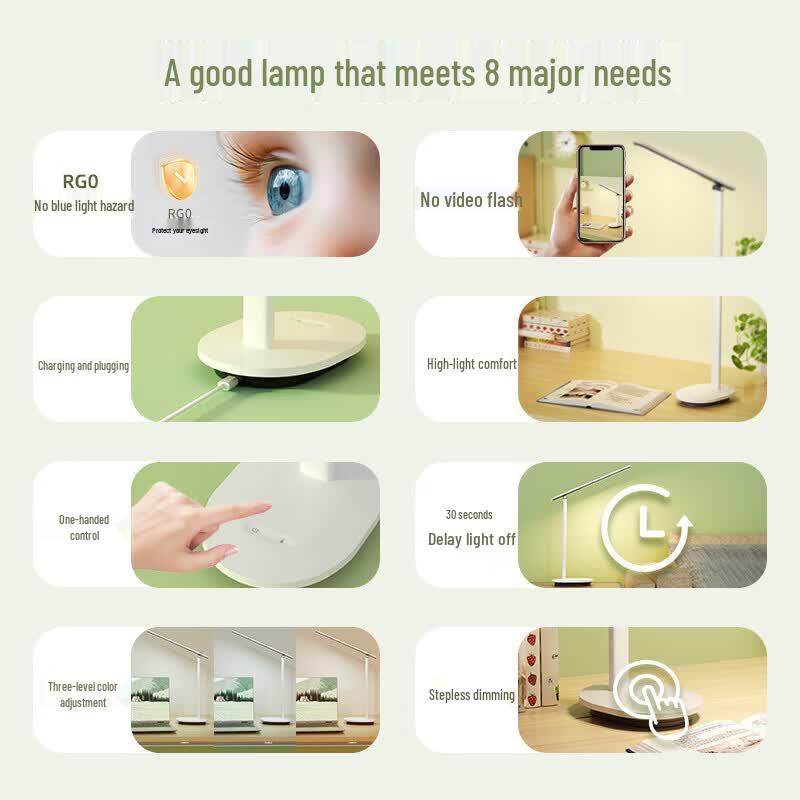 Philips Eye-Care Rechargeable LED Desk Lamp