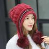 Women's Trendy Korean Style Knit Hat with Ear Protection - Warm, Versatile, Fashionable, Plus Velvet, Plus Thick, Perfect for Autumn and Winter