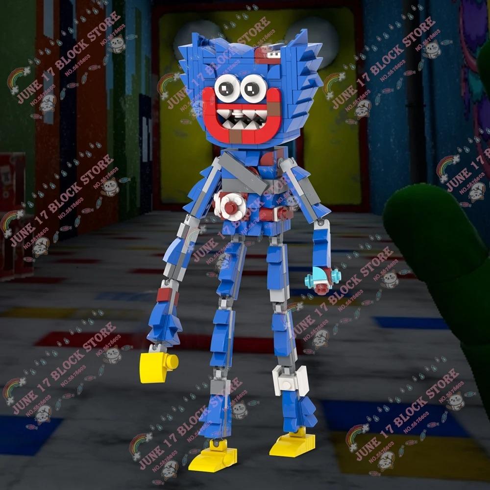 MOOXI Gioco Horror Personaggio Huggy LiLLy Modello Prototipo Set Blocchi da Costruzione MOC Fai-da-te Mattoncini Decorazioni Giocattoli Montessori per Bambini Regalo