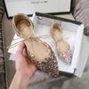 Fashion Bling Gold/Silver Cross Tied Sandals Woman Flats D'orsay Glitter Gladiator Sandalias Femmes Lace-Up Ballerinas Party Ball Shoes