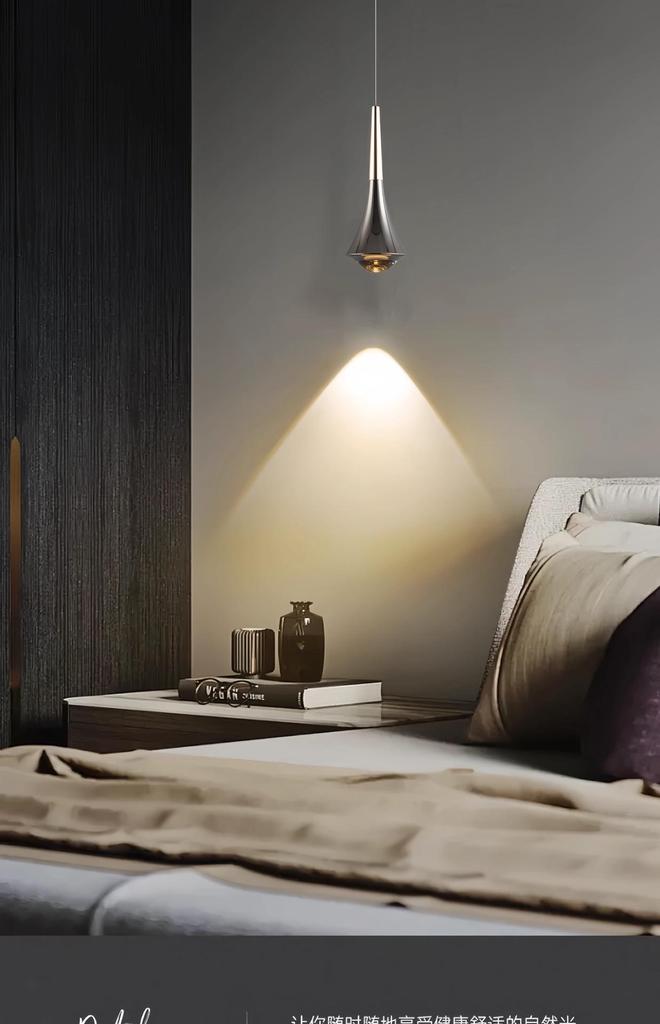 Modern Minimalist Liftable Luxury Pendant Light for Bedroom and Dining Room