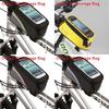 Mountain Bicycle Front Tube Bag With Touch Screen For Cycling Enthusiasts