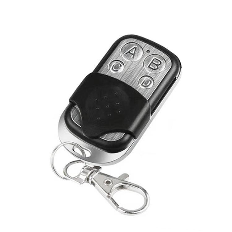 Компактний металевий 4-кнопковий бездротовий пульт дистанційного керування для гаражних та ролетних воріт