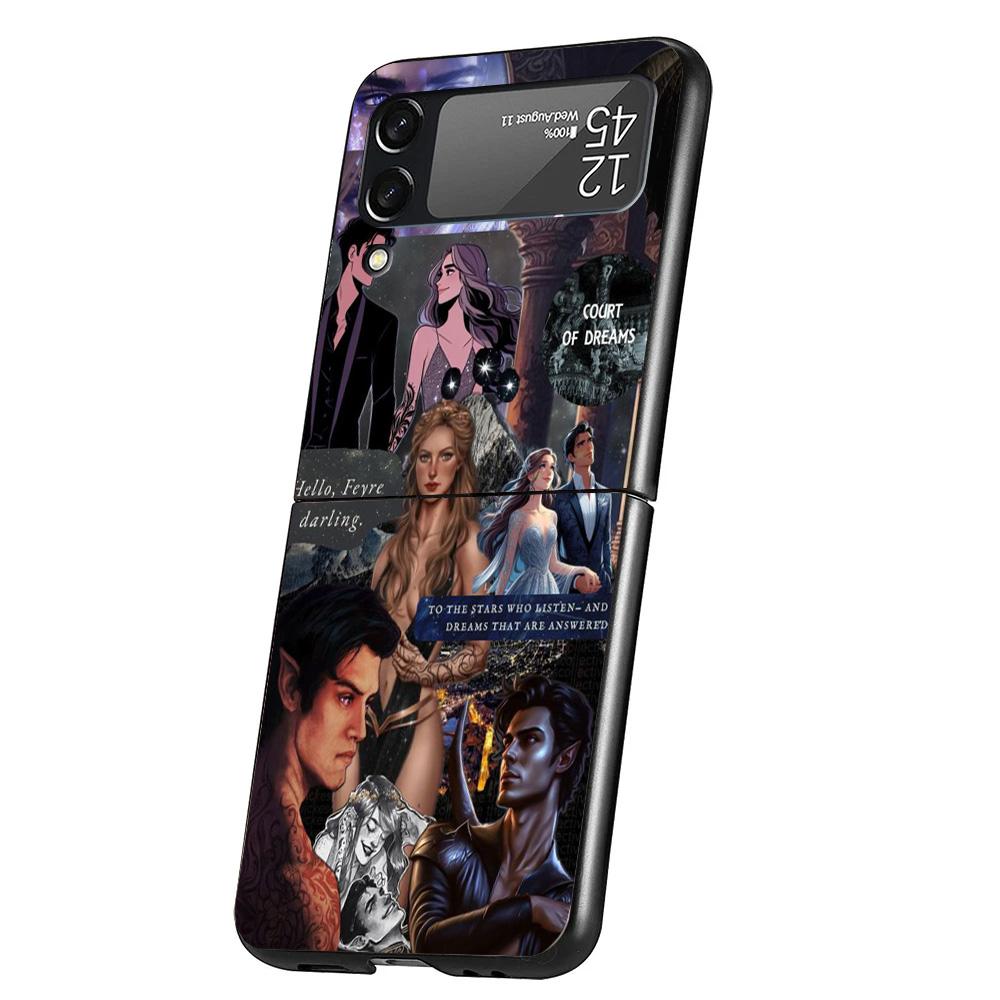

A Court Of Mist And Fury Phone Case For Samsung Galaxy Z Flip 7 6 5 4 3 5G Cover ZFlip7 ZFlip6 ZFlip4 ZFlip5 ZFlip3 Coque Fundas Samsung Z Flip 3