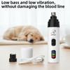 Dog Nail Grinders USB Charging Electric Dog Nail Clippers Vibration Rechargeable Claw Grinder Low Noise for Small Large Dog Cat