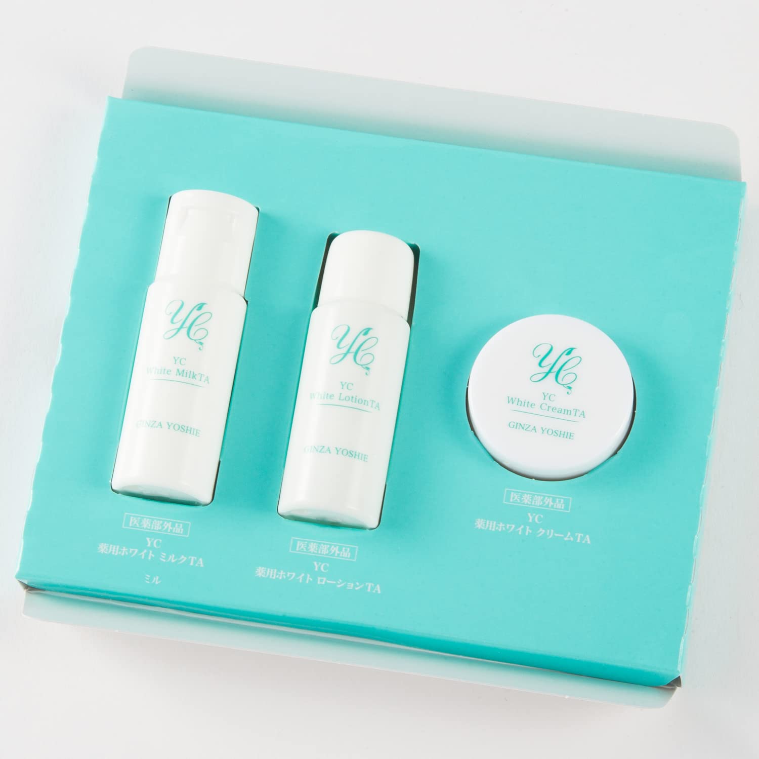 

Пробный набор YC Medicated White TA Series, разработанный под руководством Йошиэ, директора Ginza Yoshie YC Увлажняющий уход за кожей Тревел Сделано в [Квази-лекарство/Лекарство]