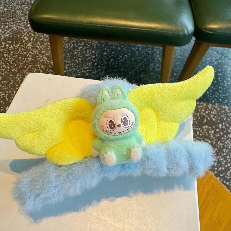 

Детский мультяшный милый плюшевый краб-зажим для волос, заколка-акула для маленькой девочки, зимняя заколка для волос, головной убор