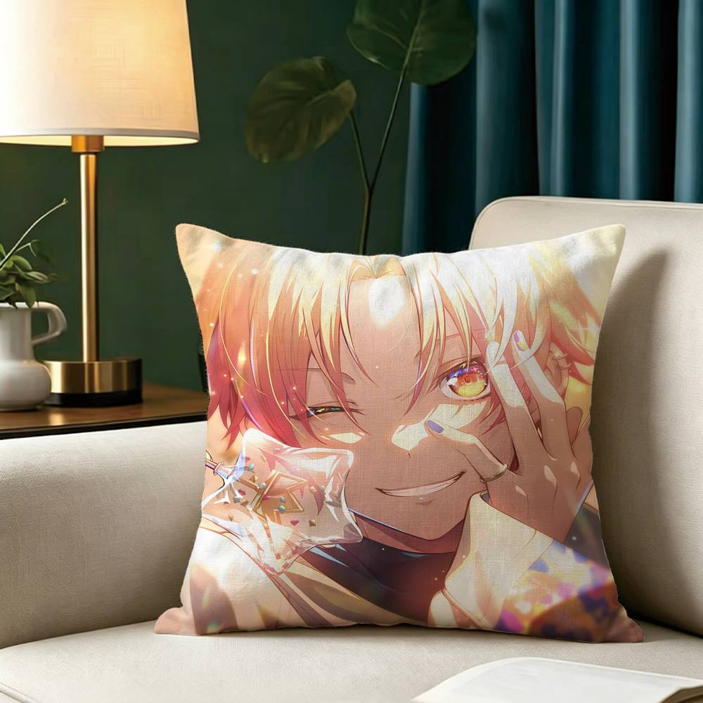 T-Tenma T-Tsukasa Square Double-Sided printed Pillow Case Bedroom Bedside Pillow Sofa Cushion Cover