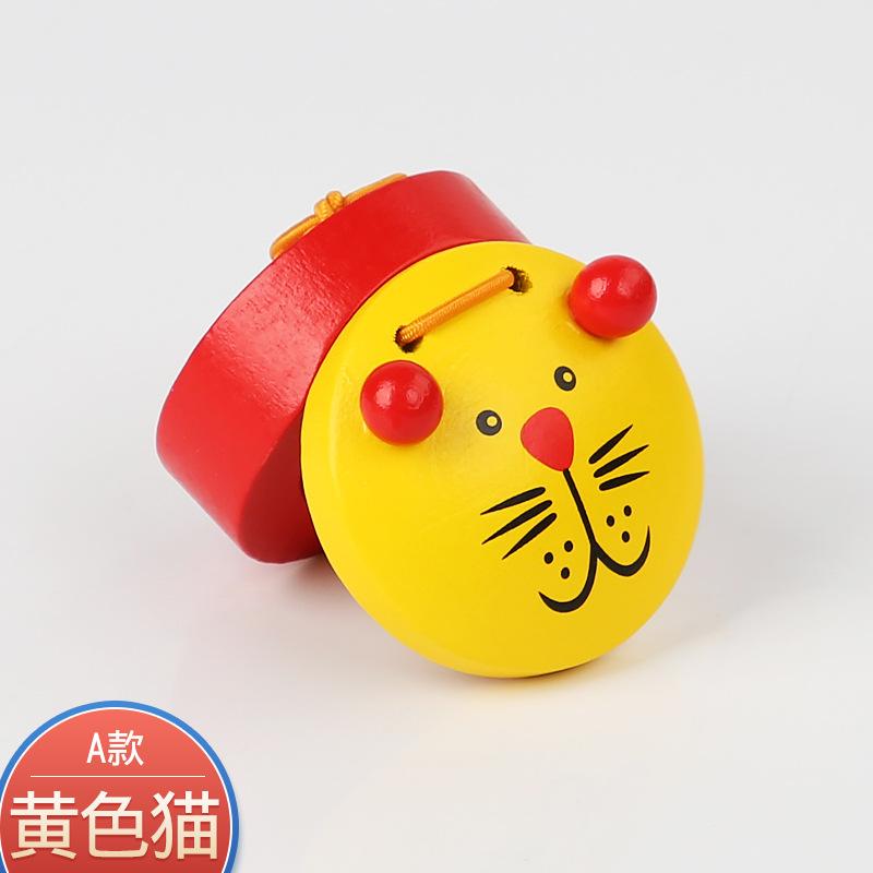 Creative Wooden Children'S Castanets Orff Musician Percussion Castanets Cartoon Animals Early Education Enlightenment Baby Toys