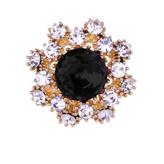 New Fashion Mini Star Brooch Crystal Rhinestone Badge Lapel Pins Men 'S Suit Coat Collar Luxulry Brooches For Women Jewelry Gifts