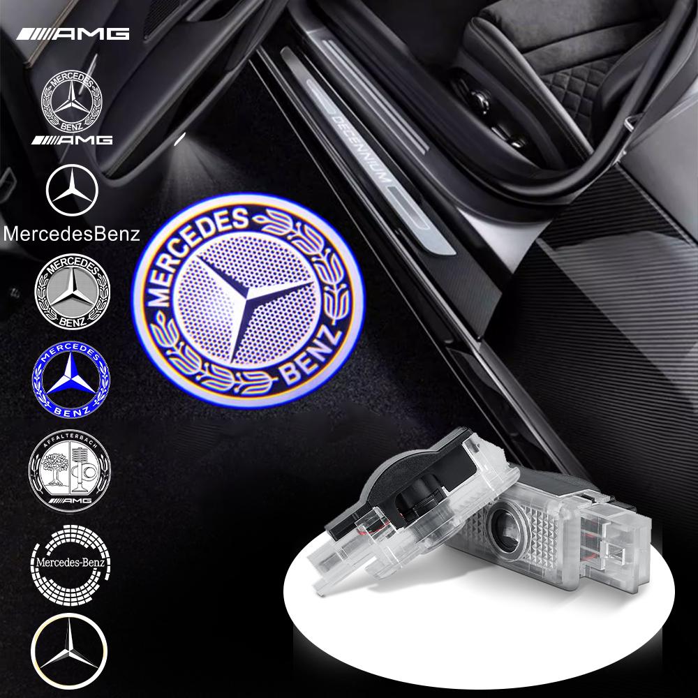 HD Car Door Badge Welcome Light Projector Lamp for Mercedes Benz C-class W203 CLK W208 W209 SLK R171 R172 SLR C199 Maybach W240 AI1