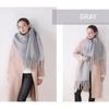 Winter Korean Style Scarves Pashmina  Wraps Female Cashmere Shawl Cashmere Scarves Solid Scarf