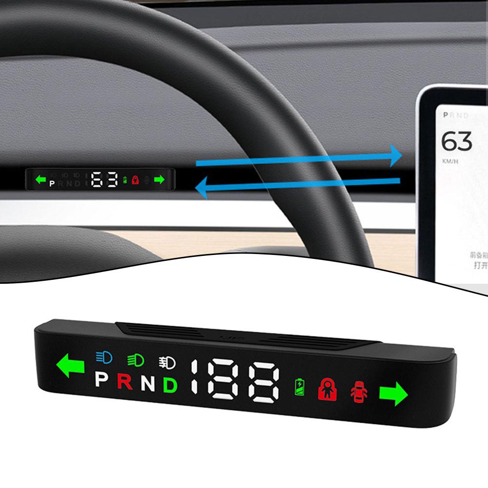 For Tesla Model 3 Y 2016-2024 Head Up Car HUD Dashboard Electronics Speed Display Speed Display Professional High Quality