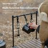New Camping Frame, Lantern Holder, Picnic Utensil Hanger, Portable and Detachable Aluminum Alloy Lamp Hanger, Practical