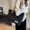 Corduroy Women's Shoulder Bag Large Capacity Shoulder Bag Tote Bag Crossbody Bag