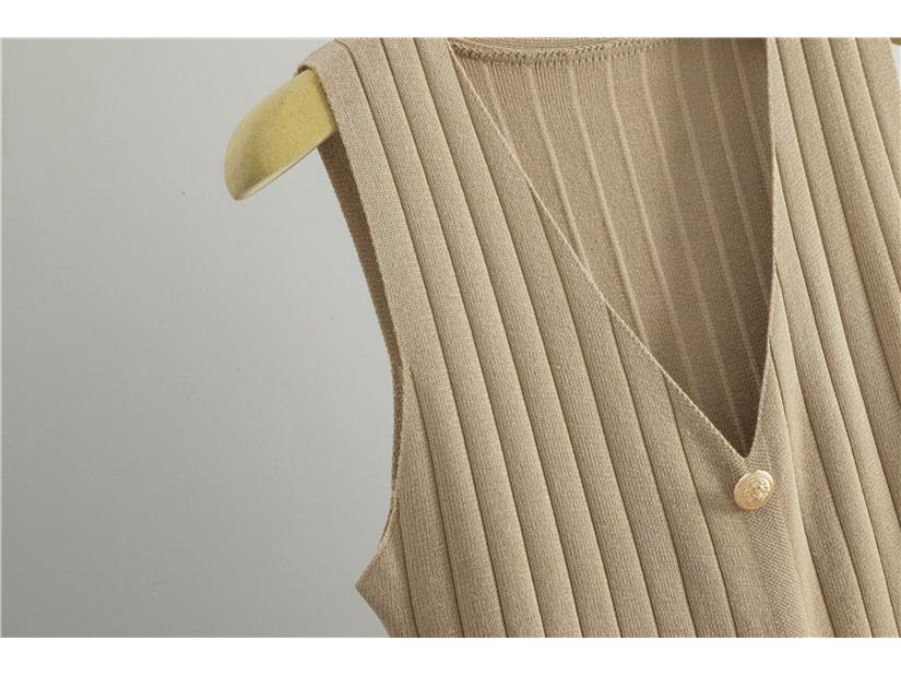 Women's Cross-Border Knit Cardigan & Dress Two-Piece Set - Spring/Autumn Style