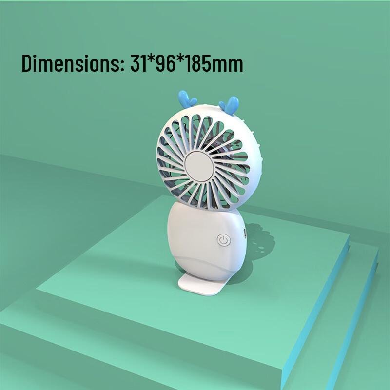 Portable USB Rechargeable Handheld & Desk Cooling Fan