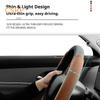 Suitable for Alfa Romeo Breathable Leather Steering Wheel Cover Quick-Release Non-Slip Durable Black