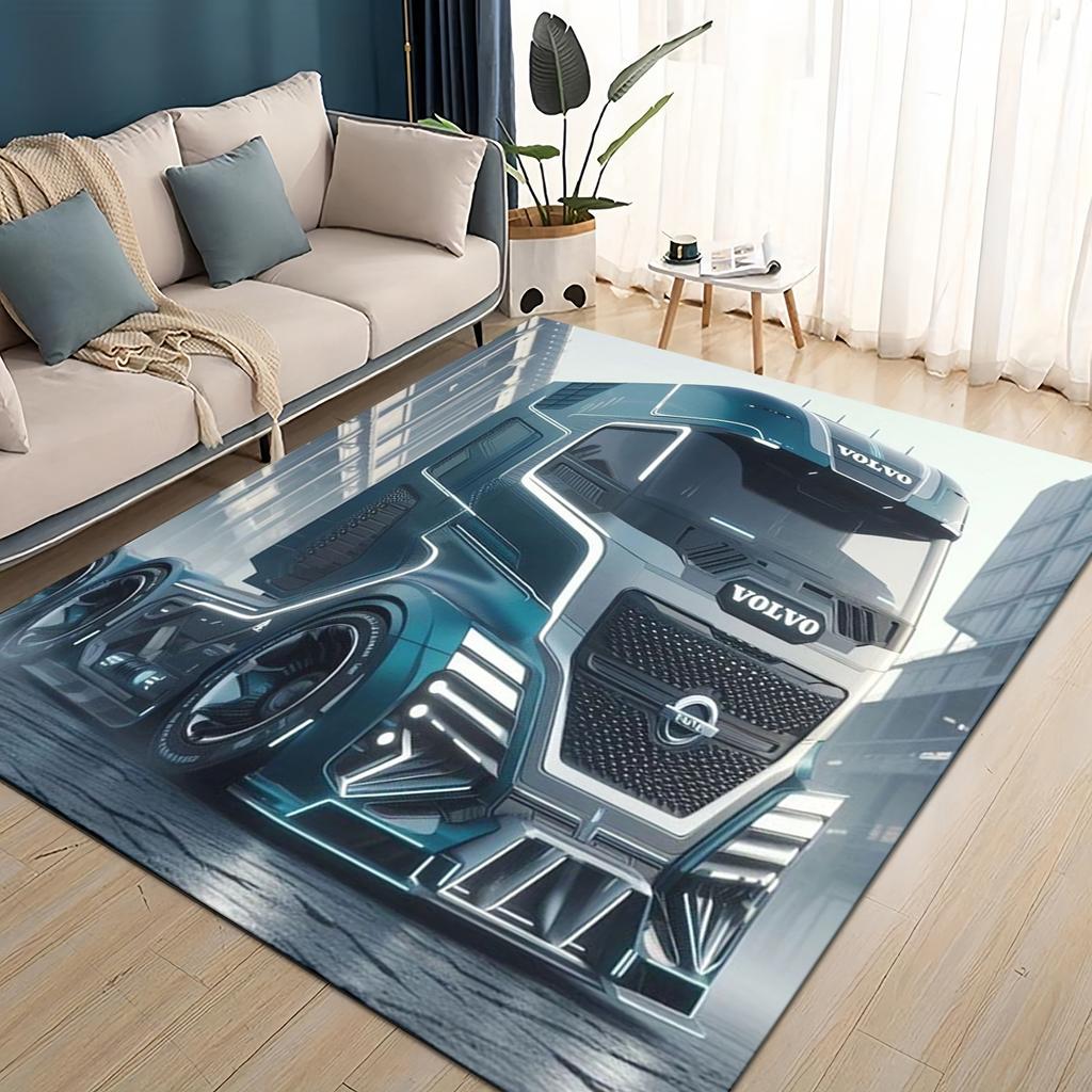 27 Style New Volvo Cargo Trucks Lorry Car Motorcycle Rug Carpet for Living Room Bedroom Home Decor,kid Non-slip for Sofa Doormat