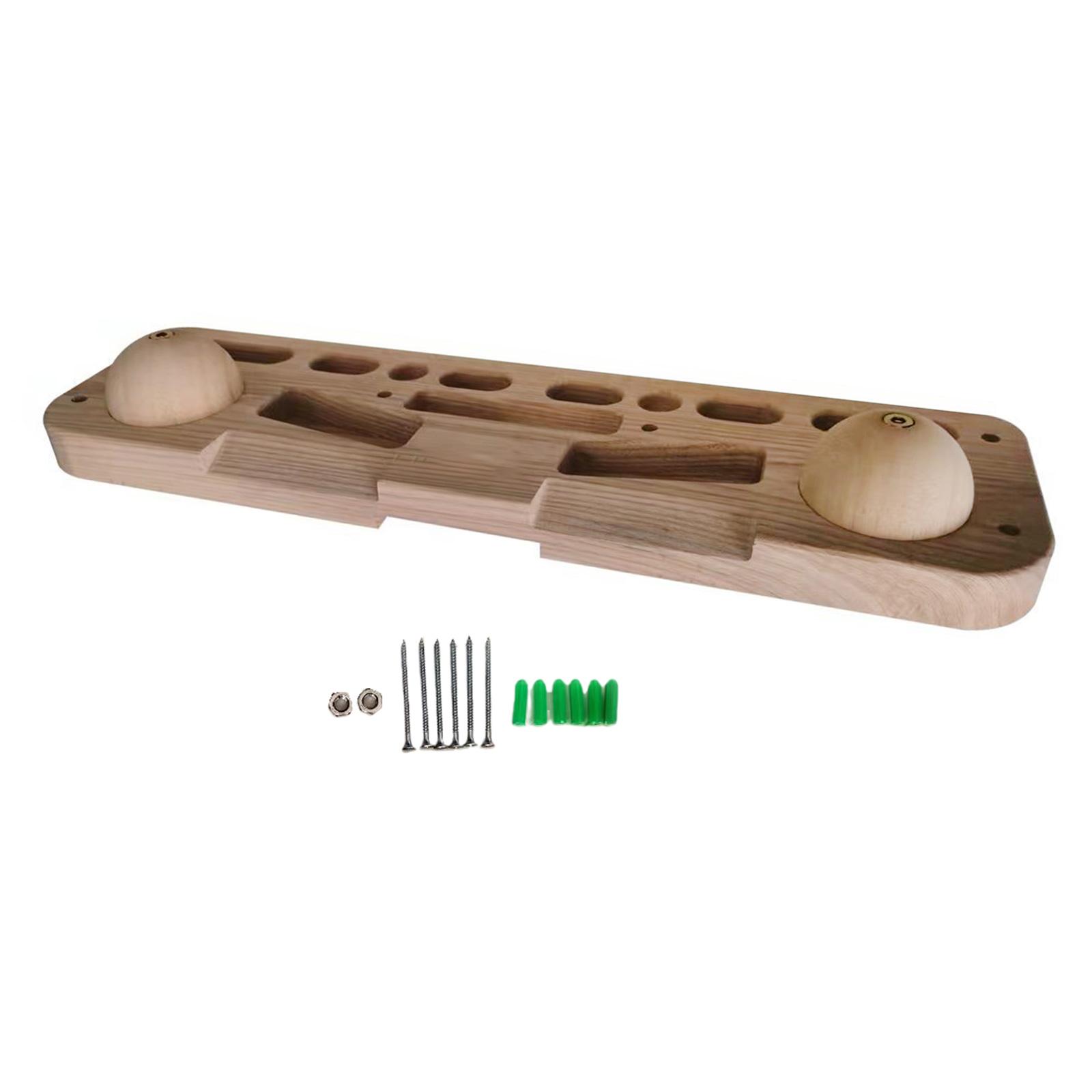 

Wood Climbing Fingerboard Doorway Hand Strengthener Equipment Forearm Exerciser for Training Finger Grip and Pull Up