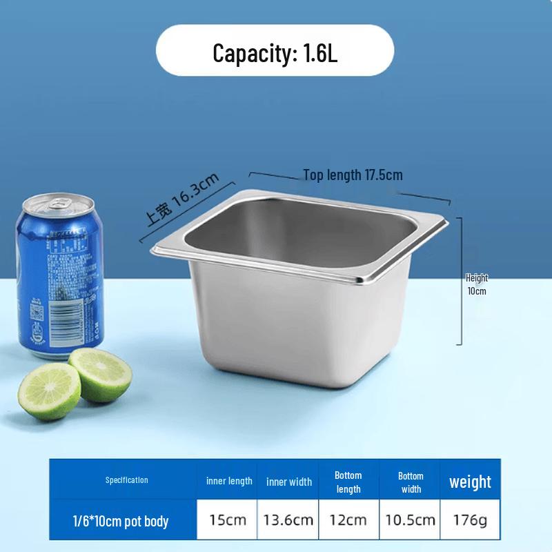 

Muke Stainless Steel Gastronorm Food Pan