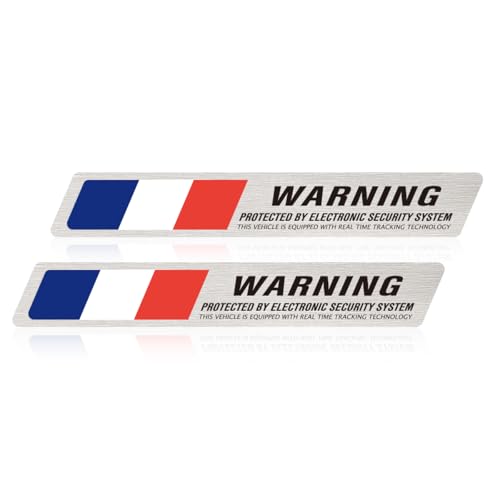 

Защитная наклейка, дизайн «шлифованный алюминий», ВНИМАНИЕ, 1,8x12см, наклейка для защиты автомобиля класса люкс, водостойкая, с сильным клеящим слоем (Франция)