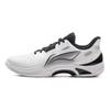 Li Ning Abrasion Resistant, Breathable, Lightweight Low top Training Shoes Unisex Black White AYTV013-2
