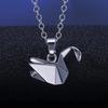 Minimalist Pendant Necklace for Women, Geometric Bird Jewelry, Exquisite Daily Wear, As A Birthday Gift for Her