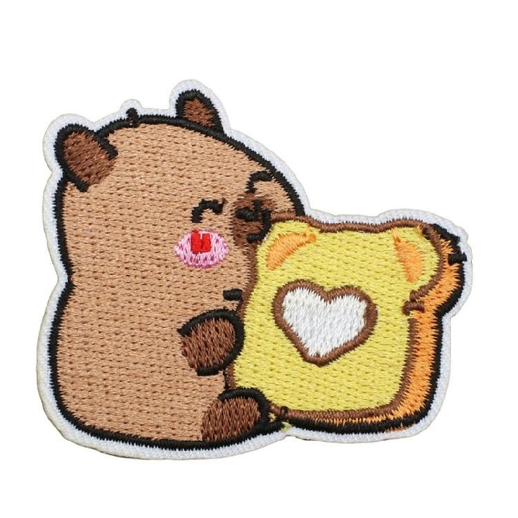 16 Pezzi Toppe Termoadesive con Disegno di Animali Cartoni Animati Ricamo Applicazione per Abbigliamento Bambini Zaini Cappelli Borse Decorazione Artigianale
