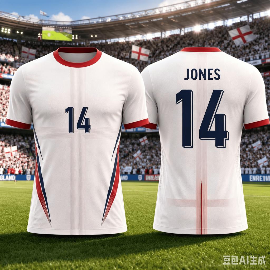 England Style Football Jersey Quick Dry Breathable Fan Special Commemorative Women Outdoor Sport Training Sportswear