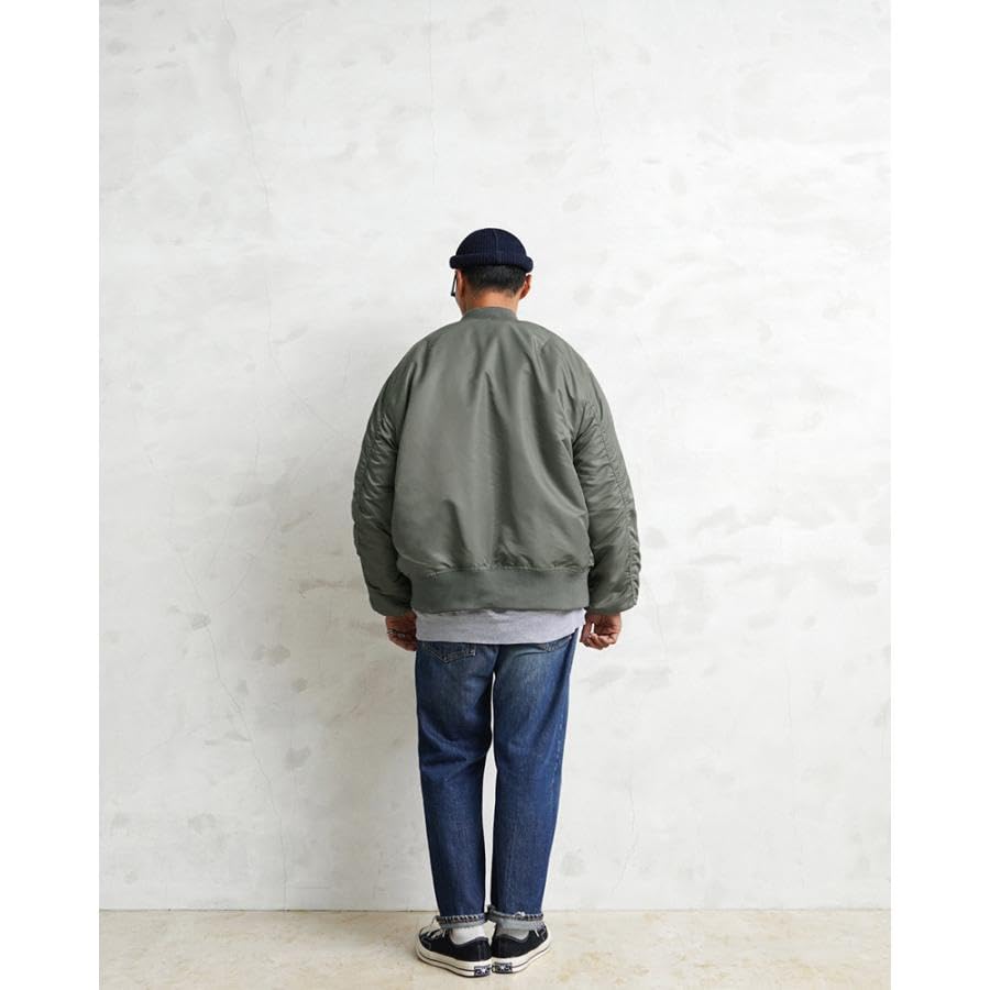 WAIPER US Military First Model Flight Model Inc. MA-1 Jacket, MIL-J-8279 [23WP22] (XXL, NAVY)