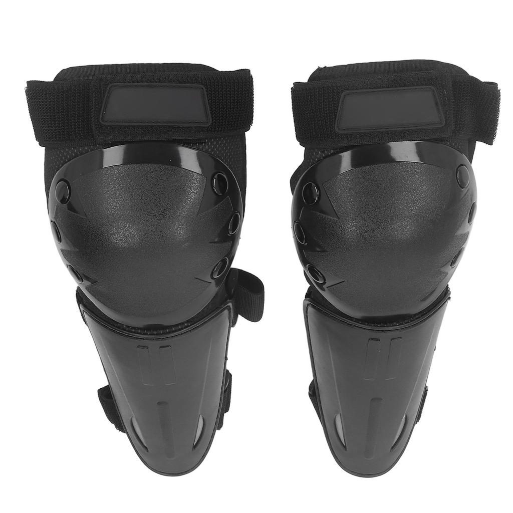 Thigh Support Stabilization Knee Pads EVA Protective Knee Pads with PE Shell for Skiing Motorcycle Riding Black