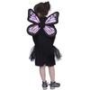 Girls Halloween Multi-Color Skeleton Bones-Printed Dress Costume