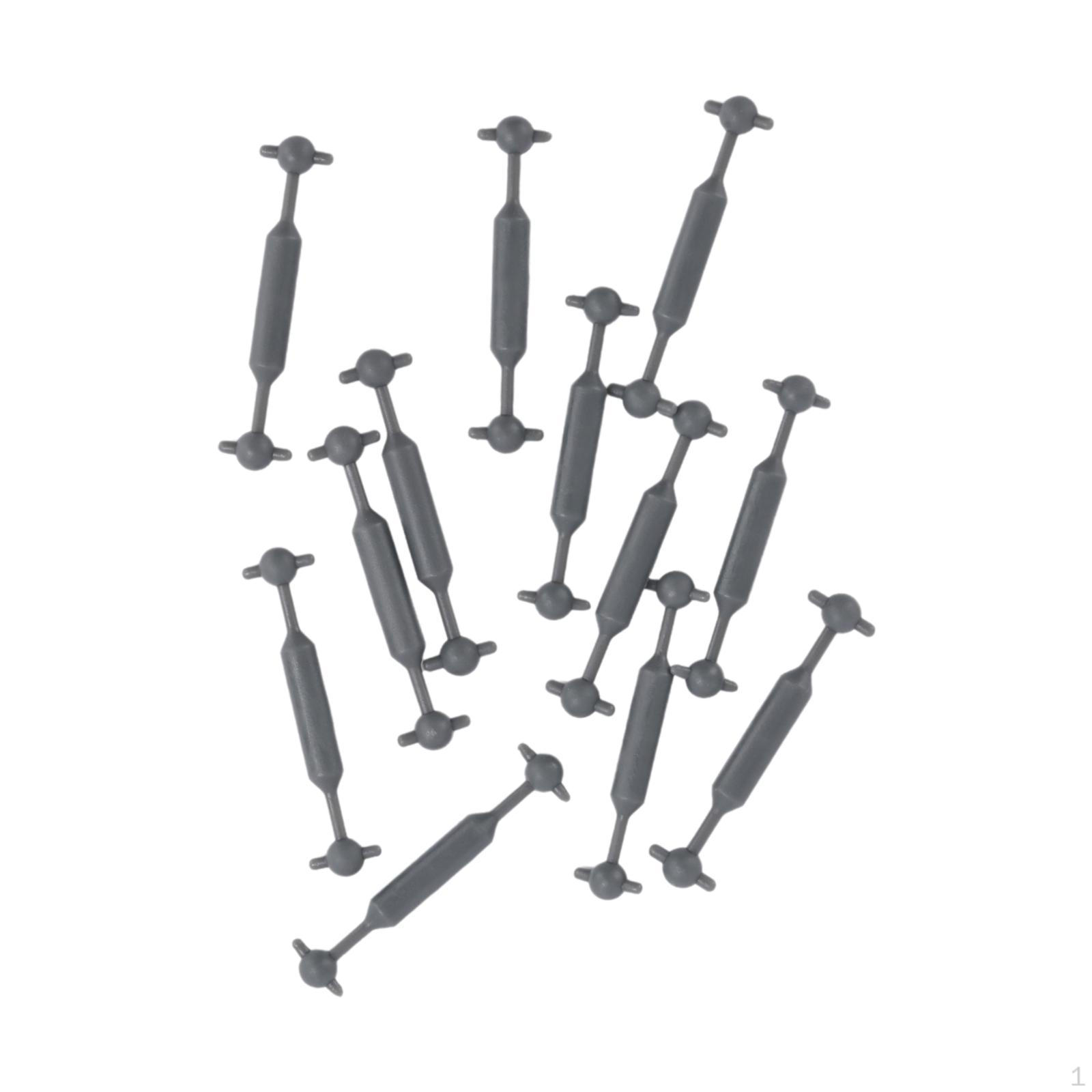 

12 1/87 HO Штук в Масштабе для Тренировки для Железнодорожных Поездов Аксессуары Модель Поезда 22.9mm