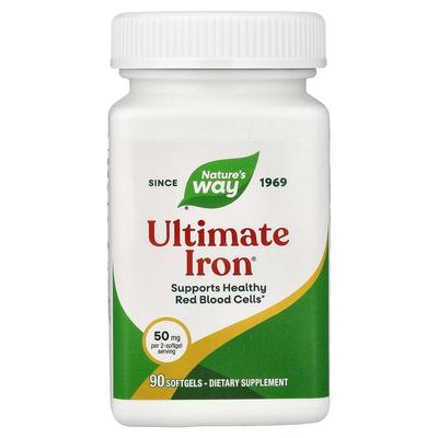 Enzymatic Therapy Ultimate Iron Softgels 90 Count