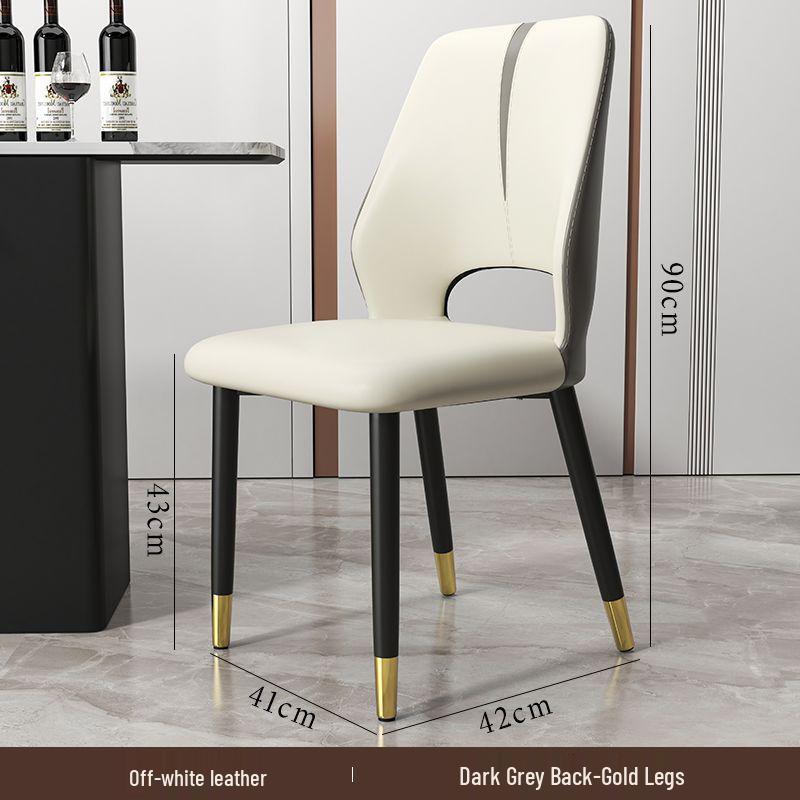 Italian Style Luxury Dining Chair - Comfortable Backrest for Home, Restaurant, Hotel, or Conference Room.