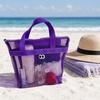 Summer Beach Tote Big Eyes Mesh Bag Sand-proof Waterproof Large Lightweight Travel Bag