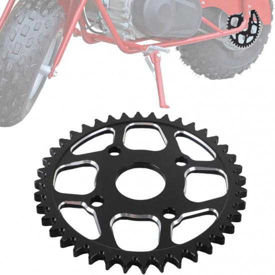 

40T 420 Chain Sprocket 40/41/420 40MM Bore Rear Drive Wheel Sprocket CNC for CT200U CT200U-EX BT200X Baja Warrior Predator 212cc 196cc Go Kart Trail чёрный