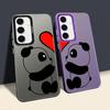 Cute Cartoon Panda Case for Samsung Galaxy A55 A51 A56 A26 A36 A73 A54 A52 A53 A71 A72 A35 Soft Shell
