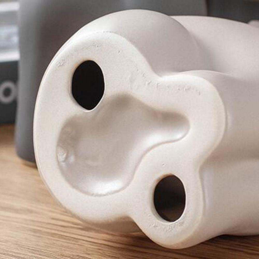 2 Sets of Double Elephant Couple Elephant Ceramic Elephant Sculpture Couple Ornament Home Decor