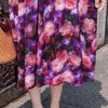 Elegant Women's Summer Dress Plus Size Short Sleeve Casual Loose Long Dresses Vintage Clothes