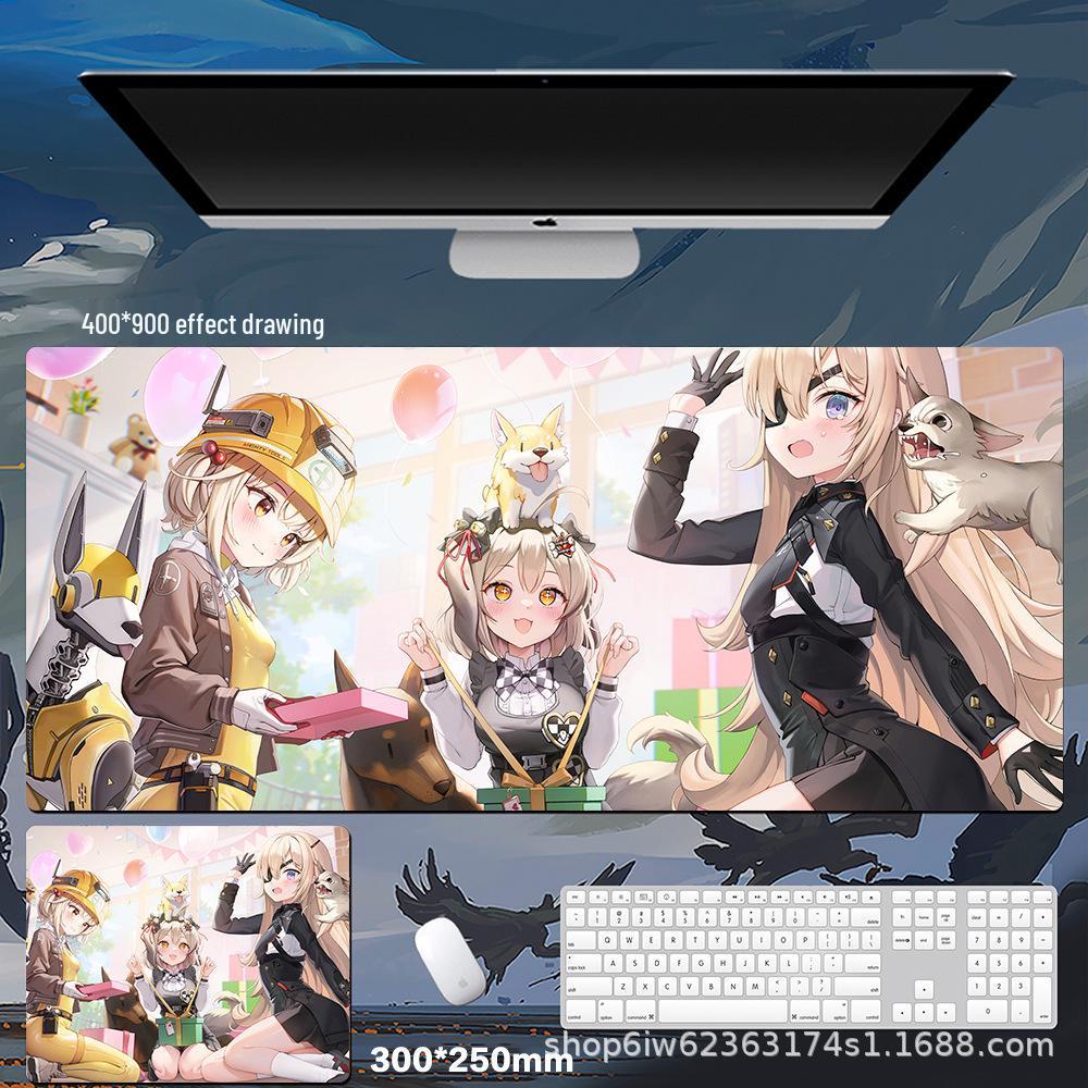 

NIKKE Goddess of Victory Oversized Anime Mouse Pad - Thickened, Locked Edge, Non-slip Rubber Desk Mat 300x700x3mm