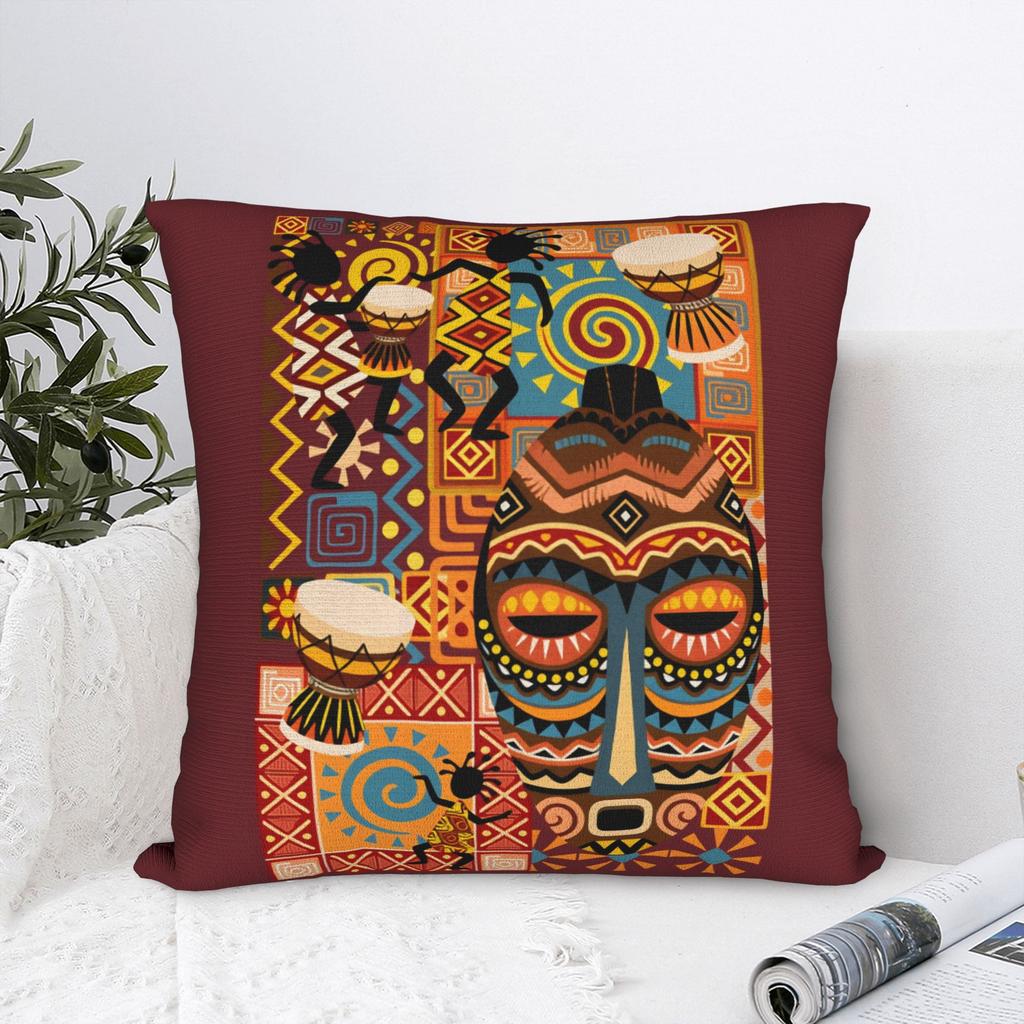 African Pattern Pillow Case Comfy Pillow Cover Cute Funny Pillowcases For Living Room Chair